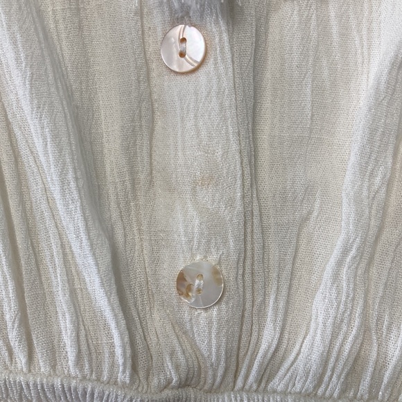 Lulu’s White Boho Off the Shoulder Dress - Picture 9 of 11